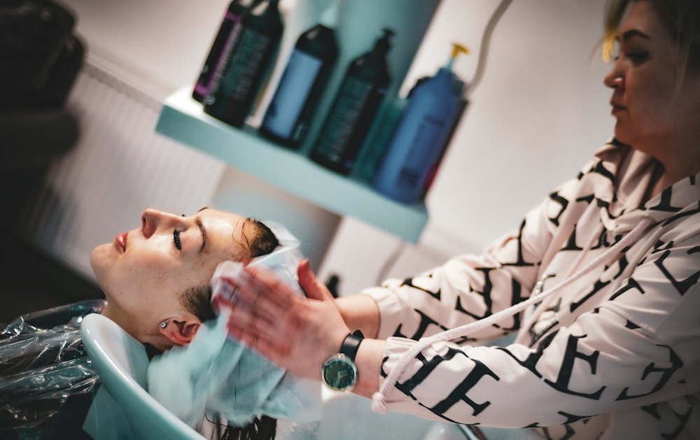 Shampooing au bac